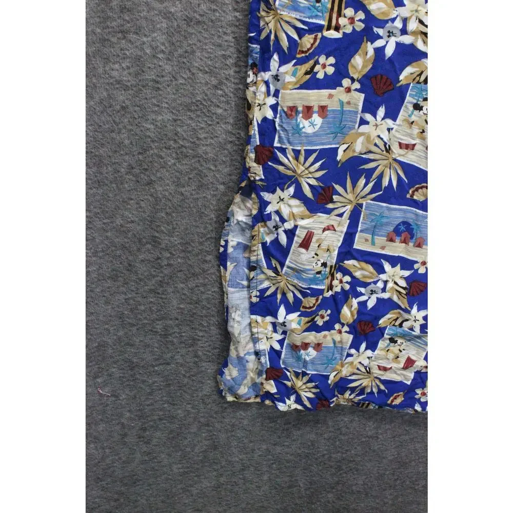 Disney Store Dress Women's Size XL Mickey Mouse Hawaiian Floral Print - Picture 5 of 6
